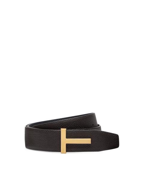 TOM FORD GRAIN LEATHER T ICON BELT