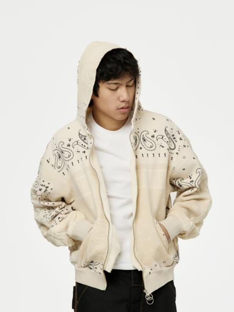 Kapital SWT KNIT BANDANA BIVOUAC HOODED BLOUSON (ECRU)