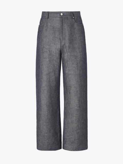 FENDI Long Jeans Dark blue jeans