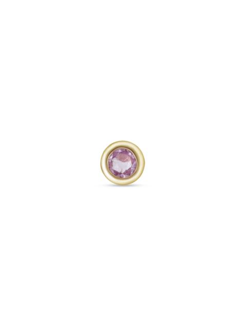 STONE AND STRAND Rose Cut Sapphire Push Pin Flat Back