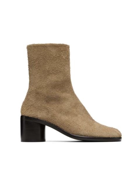 Maison Margiela Brown Tabi Ankle Boots