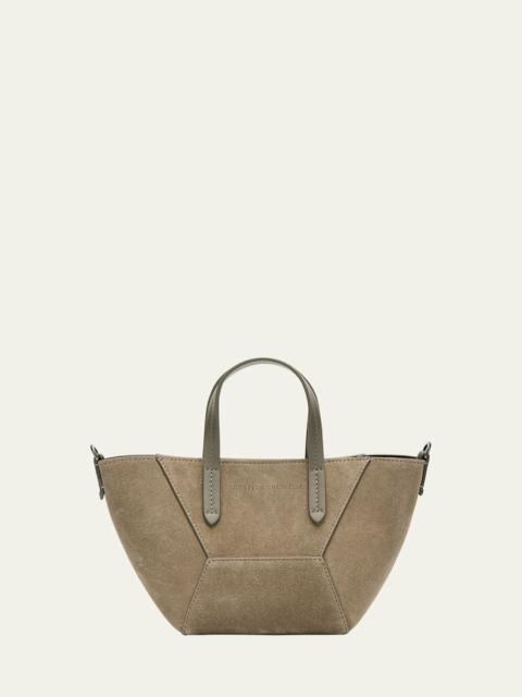 Brunello Cucinelli Duo Soft Suede Mini Bag