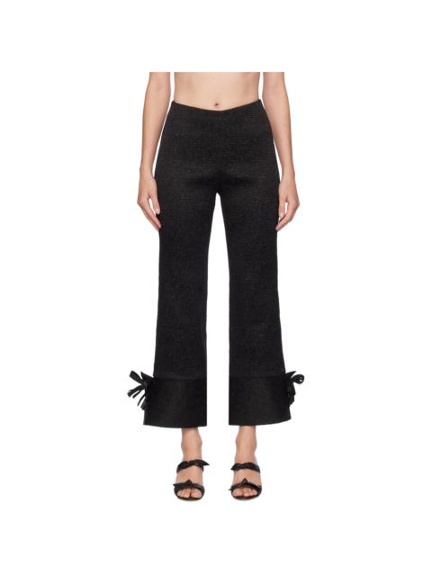 SUPER YAYA Black Torrero Trousers