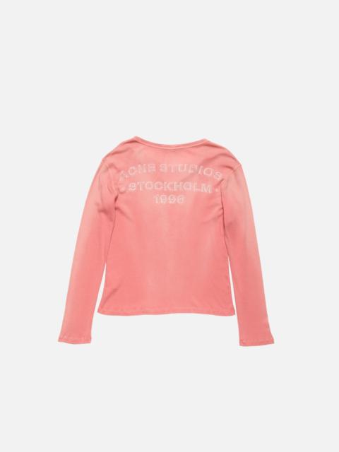 Acne Studios Sprayed logo t-shirt - Red