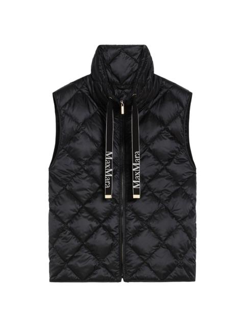 Max Mara Women's Water Repellent Nylon Canvas Gilet - Black