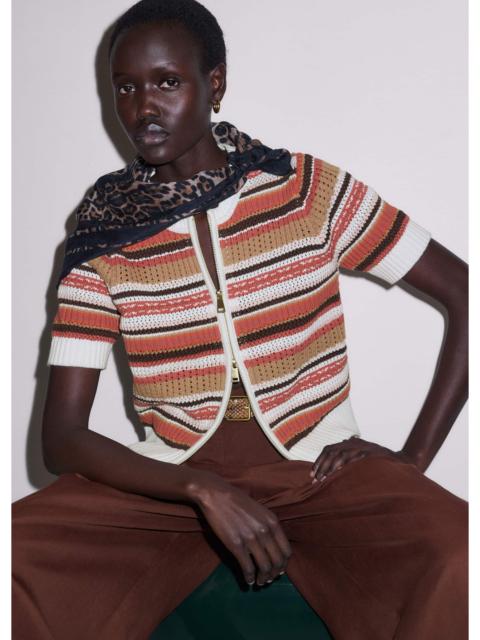 ME+EM Double Zip Knit Tee