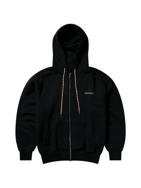 No Problemo Mini Problemo logo-print zip-up hoodie