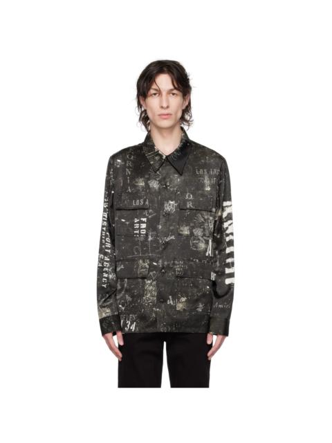 AMIRI Black Graphic Jacket