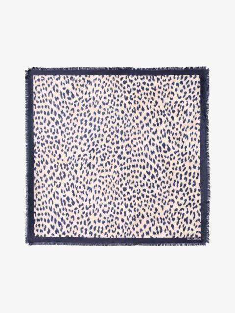 NILI LOTAN CHEETAH SILK TWILL SCARF