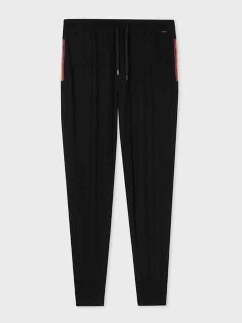 Paul Smith Black Jersey Cotton Lounge Pants