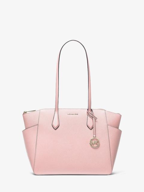 MICHAEL KORS Marilyn Medium Saffiano Leather Tote Bag