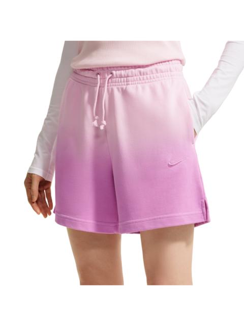 Nike (WMNS) Nike Sportswear Phoenix Fleece Mid-Waist Shorts 'Pink Foam Light Magenta' IF7371-663