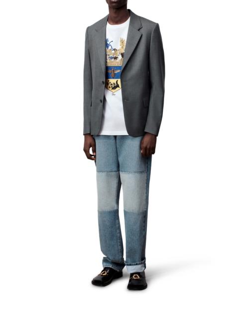 Dior LONG REGULAR FIT JEANS IN BLUE COTTON TWILL