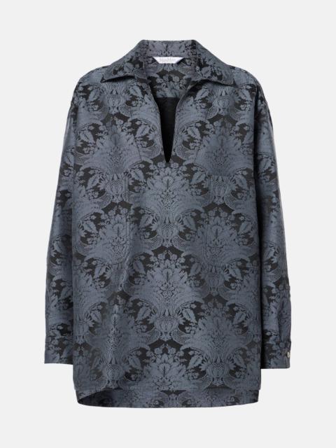 Max Mara Anemone wool-blend jacquard shirt