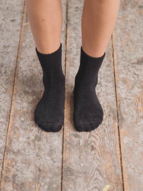 BASERANGE Buckle Overankle Socks - Textured Organic Cotton