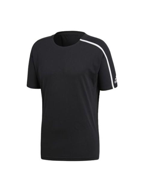 adidas adidas Sports Round Neck Z.N.E. Tee 'Black White' DM7592