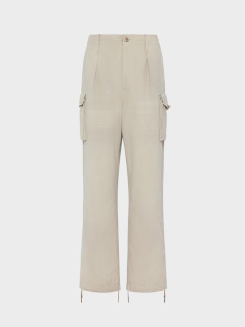Maison Margiela Cotton-blend cargo trousers