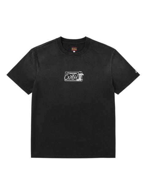 EVISU Cowboy Boots Logo Embroidery T-shirt