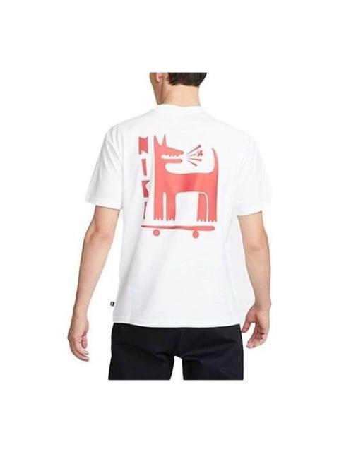 Nike Nike SB Back Print T-shirt 'White' DQ1857-100