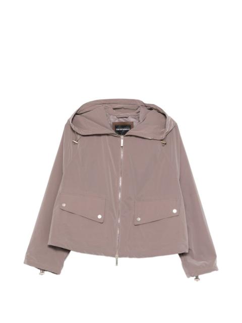 EMPORIO ARMANI hooded pocket jacket