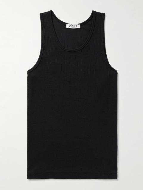 CDLP Ribbed Stretch Lyocell and Cotton-Blend Tank Top