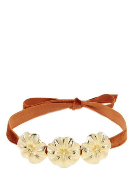 DESTREE Elizabeth Daisy velvet choker