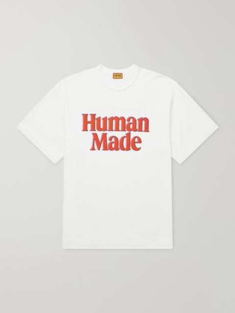 Human Made Logo-Print Cotton-Jersey T-Shirt