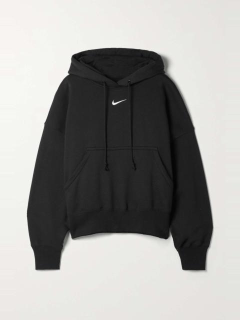Nike Phoenix oversized cotton-blend jersey hoodie