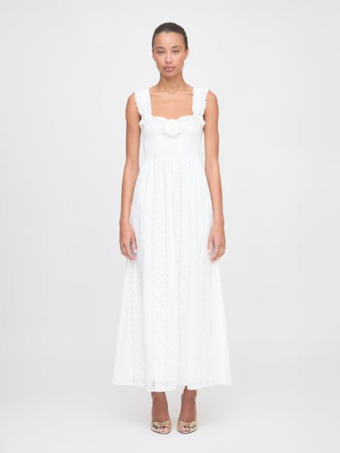 Hill House Home The Rosetta Nap Dress - White Broderie Voile