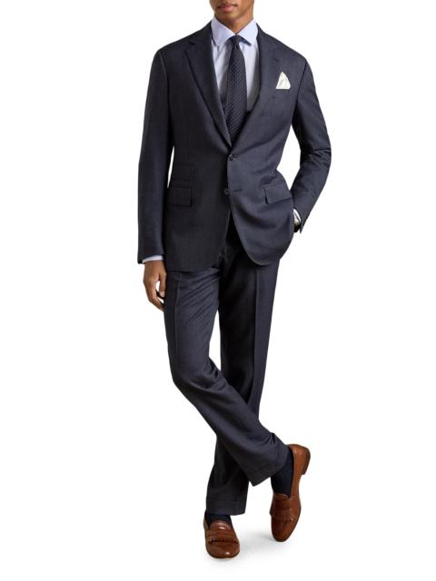 Ralph Lauren Men's Kent Tailored Pin Dot Suit - Navy Multi