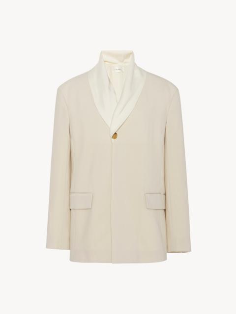 The Row Jeanette Jacket in Virgin Wool and Silk