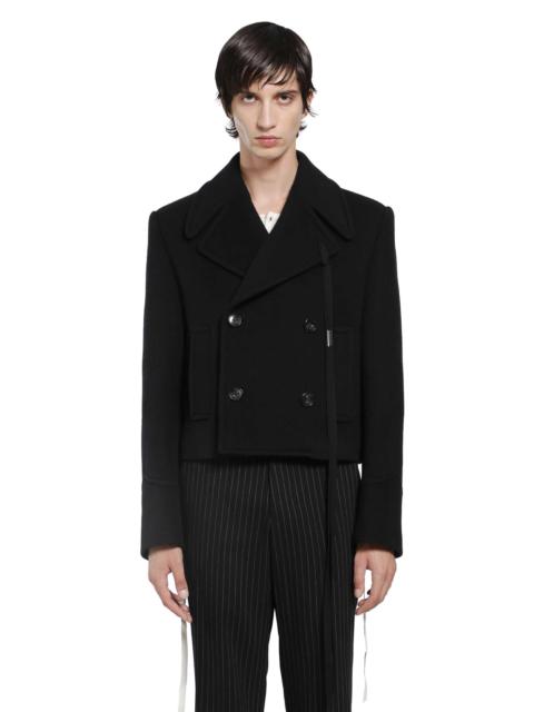 Ann Demeulemeester Dalmar Double-breasted Short Caban