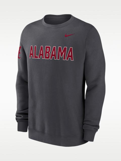 Nike Alabama Sideline Club Men's Nike College Pullover Crew