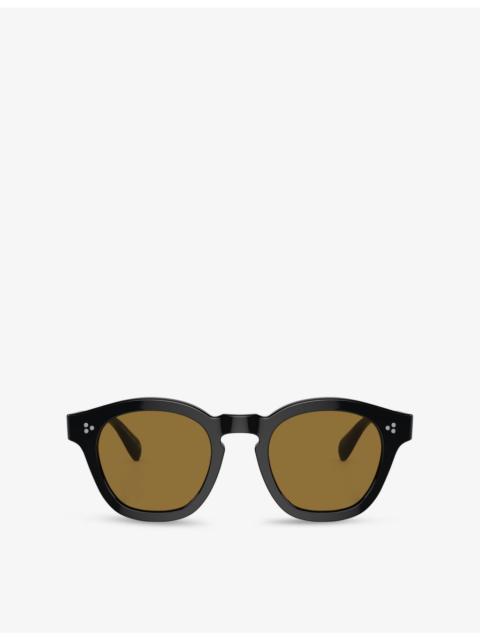 Oliver Peoples OV5382SU Boudreau L.A Square-Frame Acetate Sunglasses