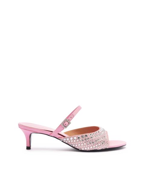 SCHUTZ Louise Low Satin Sandal