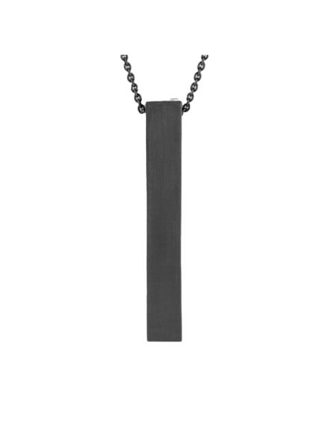 Parts of Four sterling silver Cuboid necklace