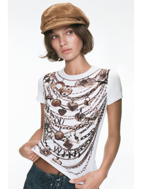 miaou MINI TEE - CHAIN PRINT