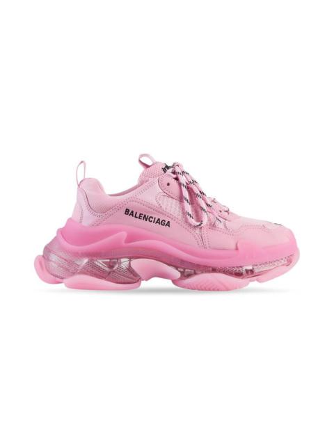 Women's Triple S Clear Sole Sneaker in Pink