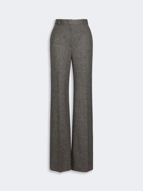 Max Mara EDICOLA Flared jacquard jersey trousers - CAMEL