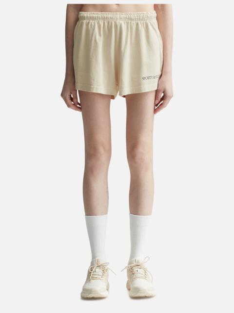Sporty & Rich H&W CLUB DISCO SHORTS CREAM/NAVY