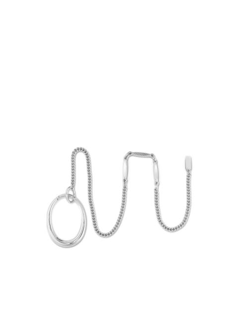 TORY BURCH pierced ring with chain