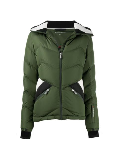 panelled detail padded jacket