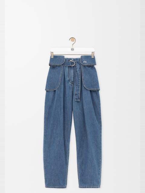 Loewe Cargo jeans in denim