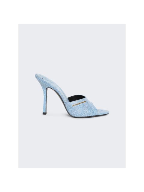 Alexander Wang Lucienne 115mm denim mules