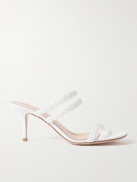 Gianvito Rossi Kai 75 Leather Mules