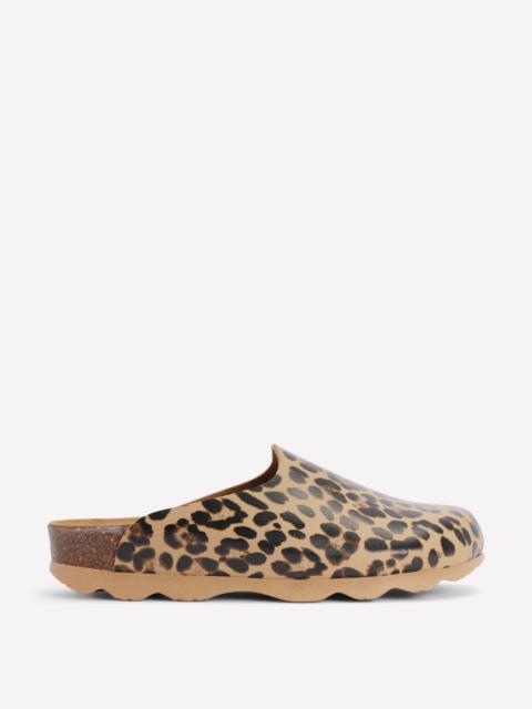 BODEN Lyla Colour Block Clogs-Leopard