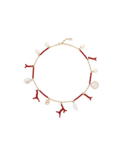 Dolce & Gabbana DG charm necklace