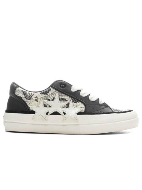 AMIRI Sunset Skate Low Top Sneaker Black And Snake