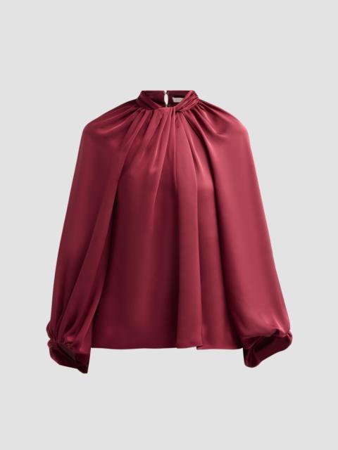 RAMY BROOK Women's Emmy Gathered Top - Cranberry