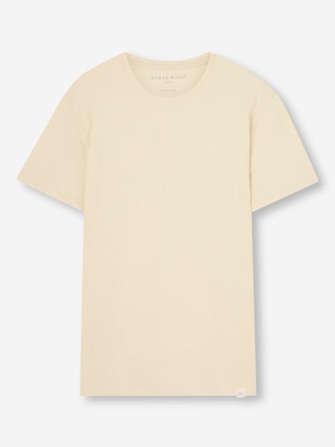 Men's T-Shirt Basel Micro Modal Stretch Ecru